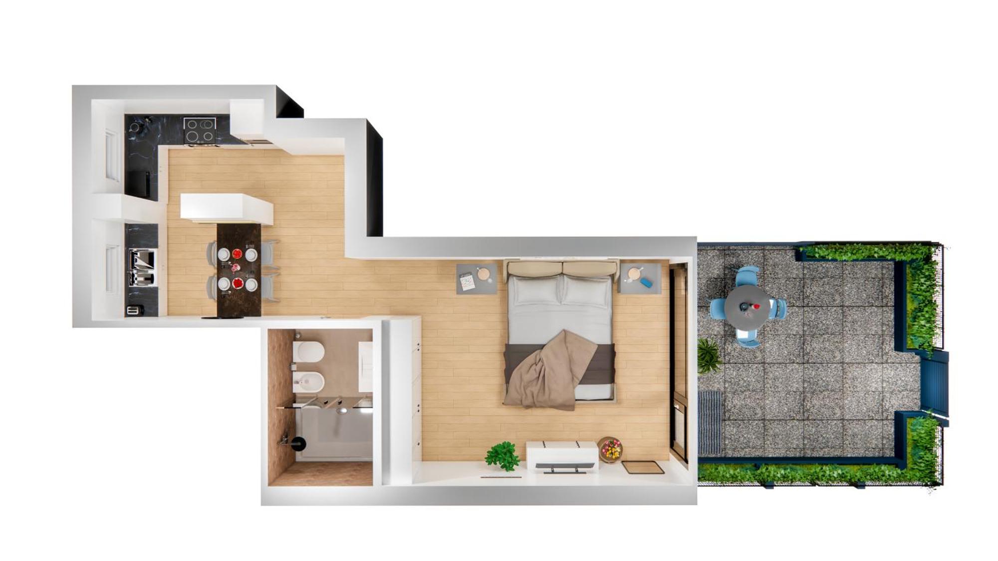 Lake Modern Suites - Free Parking Lugano Bilik gambar